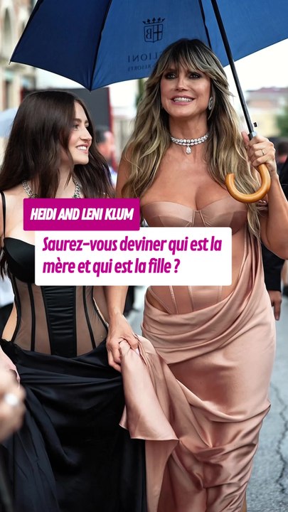 Mère ou fille ? Heidi Klum et Leni Klum jouent à nous tromper