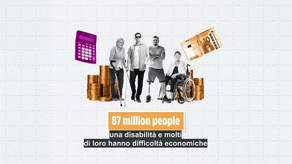 Disabilità, una persona su quattro in Europa è a rischio povertà