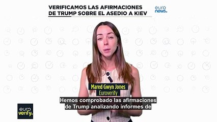 Euroverify: Trump insiste en que el barro frenó a los tanques rusos en Kiev