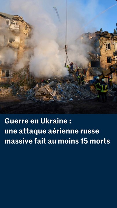 Guerre en Ukraine : la Russie a tiré 629 drones et missiles lors d’une attaque « massive »