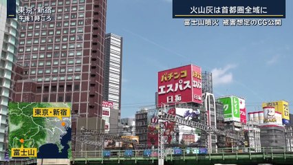 ¡La erupción del volcán Fuji simulada con IA! 🌋