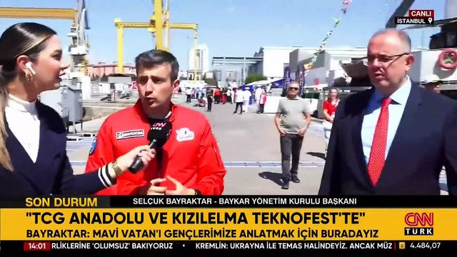 İŞTE TCG ANADOLU, İSTANBUL, NUSRET... Selçuk Bayraktar CNN TÜRK'te: ''Mavi Vatan'ı gençlerimize anlatmak için buradayız''