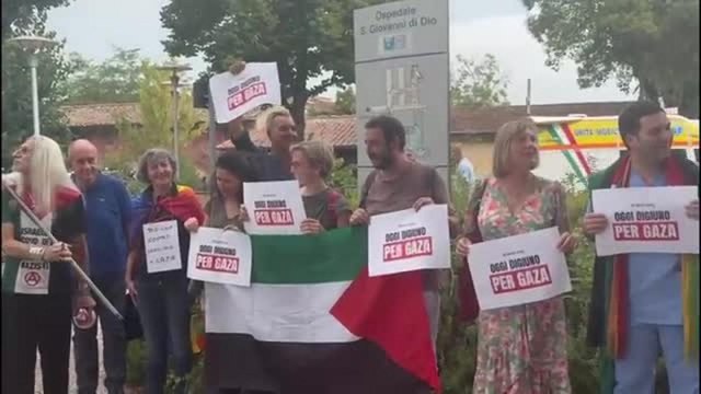 A Firenze il digiuno dei sanitari per Gaza: «Anche l’ordine dei medici partecipa a questa iniziativa»