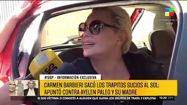Carmen Barbieri durísima con Ayelén Paleo y su madre tras ser detenida: Justicia divina