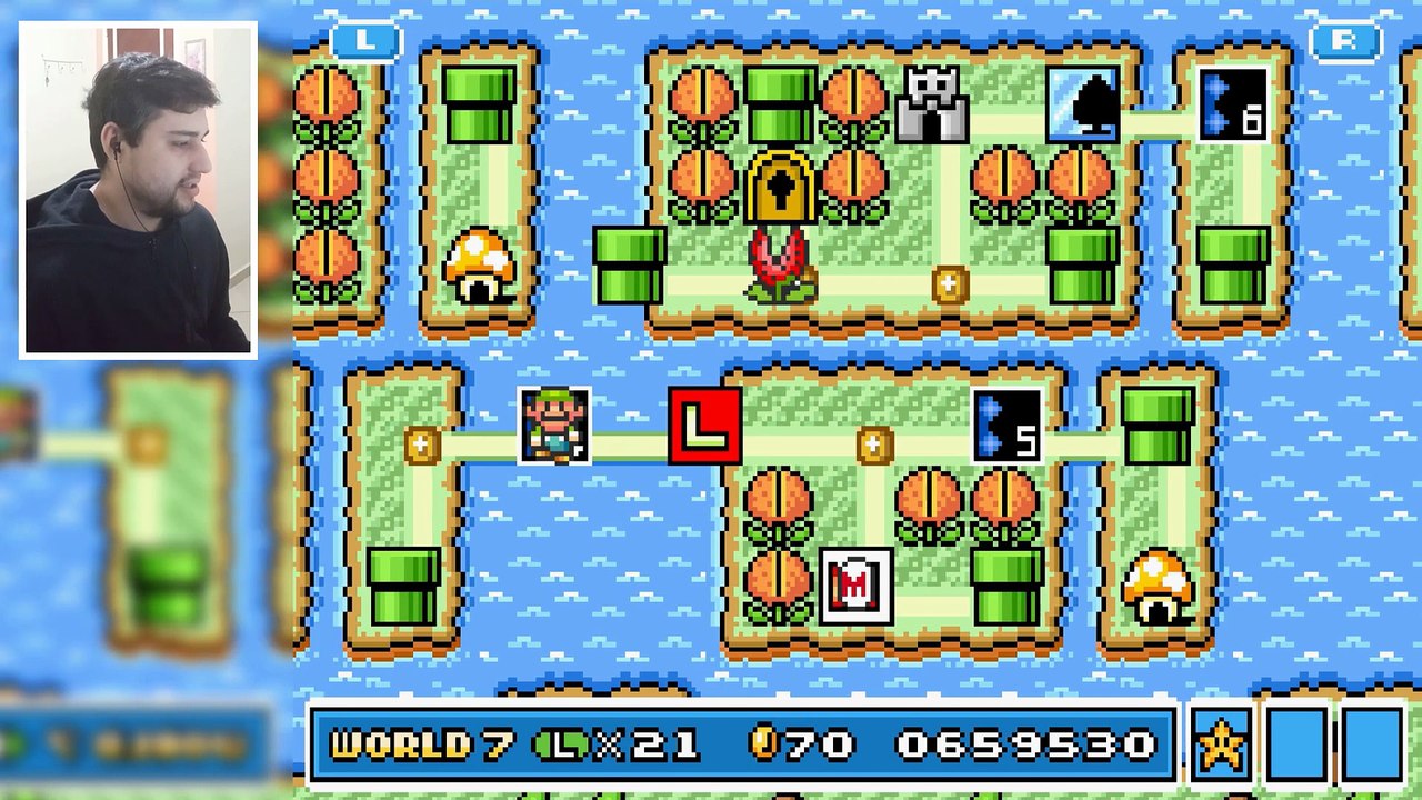 🎮 Super Mario Bros. 3 Ep.[09] - Mundo 7: Encanamentos e plantas carnívoras.