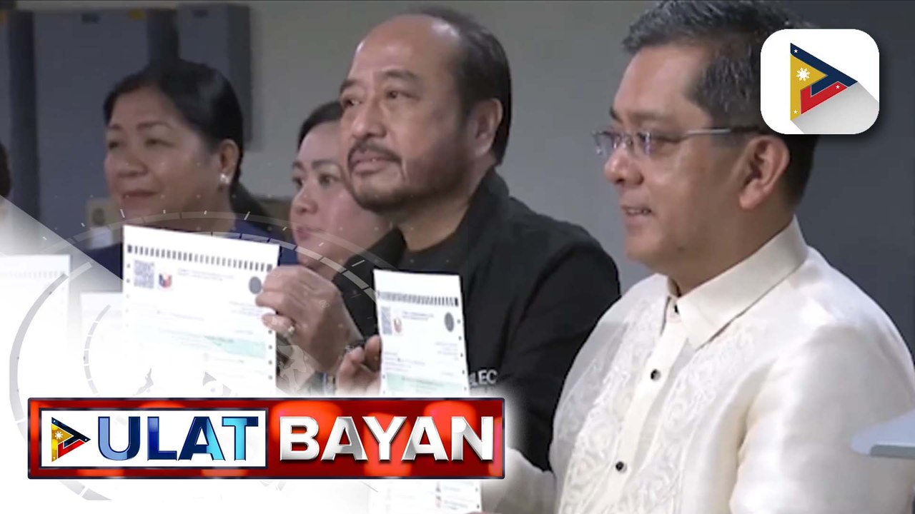 Pag-iimprenta ng mga balota para sa BARMM parliamentary elections, natuloy ngayong araw | ulat ni Louisa Erispe