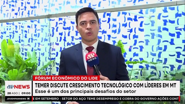 Michel Temer discute rumos da tecnologia em fórum de sustentabilidade