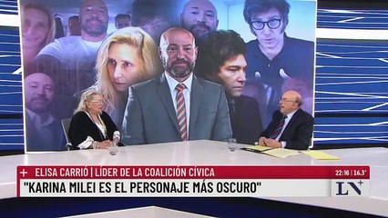 Carrió señaló a Karina Milei como "la cajera" de la corrupción libertaria