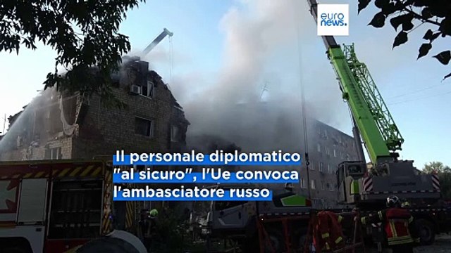 Kiev sotto attacco, decine di morti e feriti: Russia ha colpito in Ucraina con missili e droni