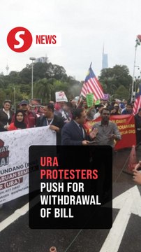 URA protestors gather outside Parliament again