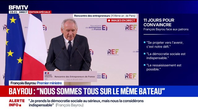 Dette: François Bayrou avertit que “si nous ne faisons rien nous dépasserons les 100 milliards en 2029”