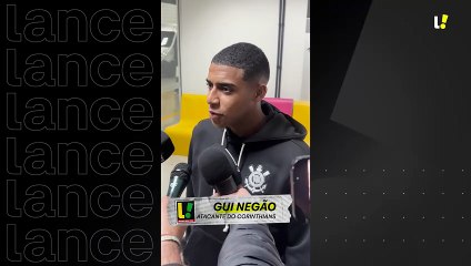 Gui Negão fala sobre substituir Yuri Alberto no Corinthians