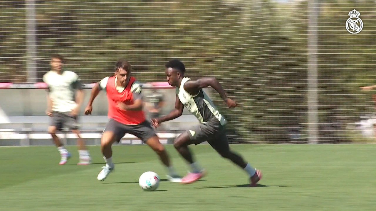 Mejores momentos del entrenamiento del Real Madrid