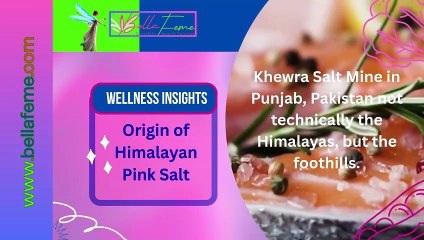 Himalayan pink salt health video