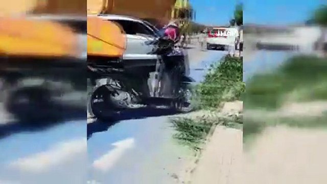 Önce aydınlatma direğine, sonra ağaca çarptı: 2 yaralı
