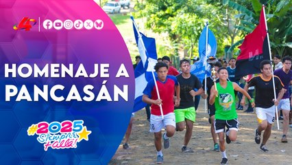 🏃‍♂️🏃‍♀️ Jóvenes de Matagalpa participan en maratón en homenaje a la gesta heroica de Pancasán 🇳🇮🔥