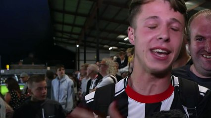 Grimsby Fans Celebrate Stunning EFL Cup Victory Over Manchester United ⚽
