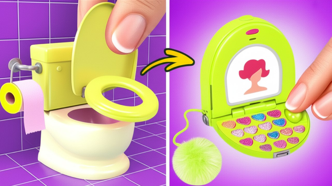 De Nerd à Poupée Populaire TRANSFORMATION 👄 Miniatures et Bricolage par 123 GO! TRENDS