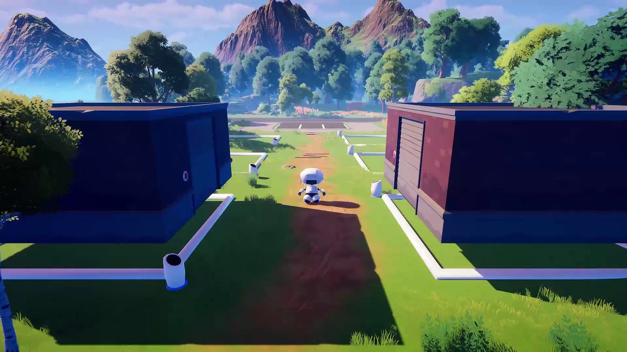 Im neuen Indie-Spiel Store it! baut ihr als kleiner Roboter mit eurer Gravity Gun ein Lagerhaus