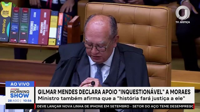 Gilmar Mendes: “Apoio a Alexandre de Moraes é inquestionável”
