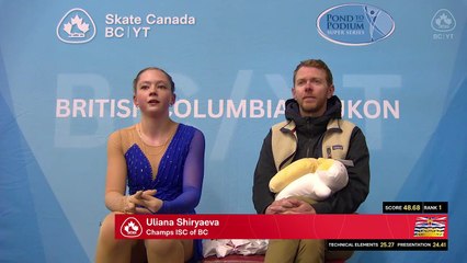 2025 BC/YT Senior Women Short Program | High-Performance Figure Skating Competition ❄️