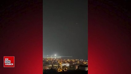 İran'ın İsrail'e fırlattığı balistik füzeler Türkiye'den de görüldü