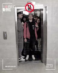 Trying and failing in finding a way to bend the weight restriction in a lift! 🤣