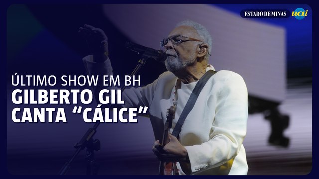 Gil canta “Cálice” no Mineirão em seu último show em BH
