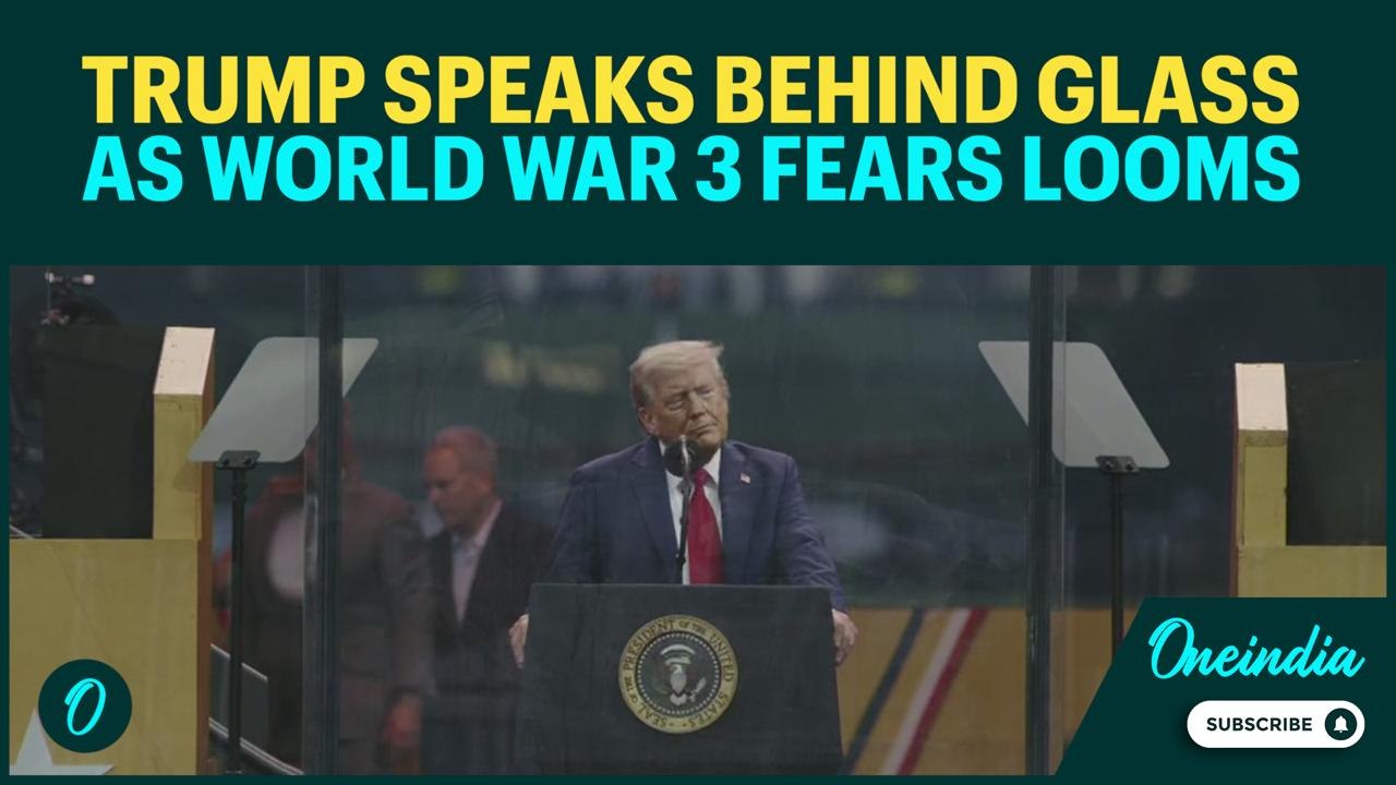Iran-Israel Begin World War 3? Trump From Behind Glass Hints World What's Coming NEXT