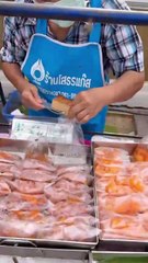 Street food desserts served in Thailand