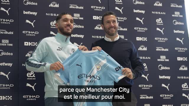 Man. City - Cherki : "C'est le meilleur choix dans ma carrière"