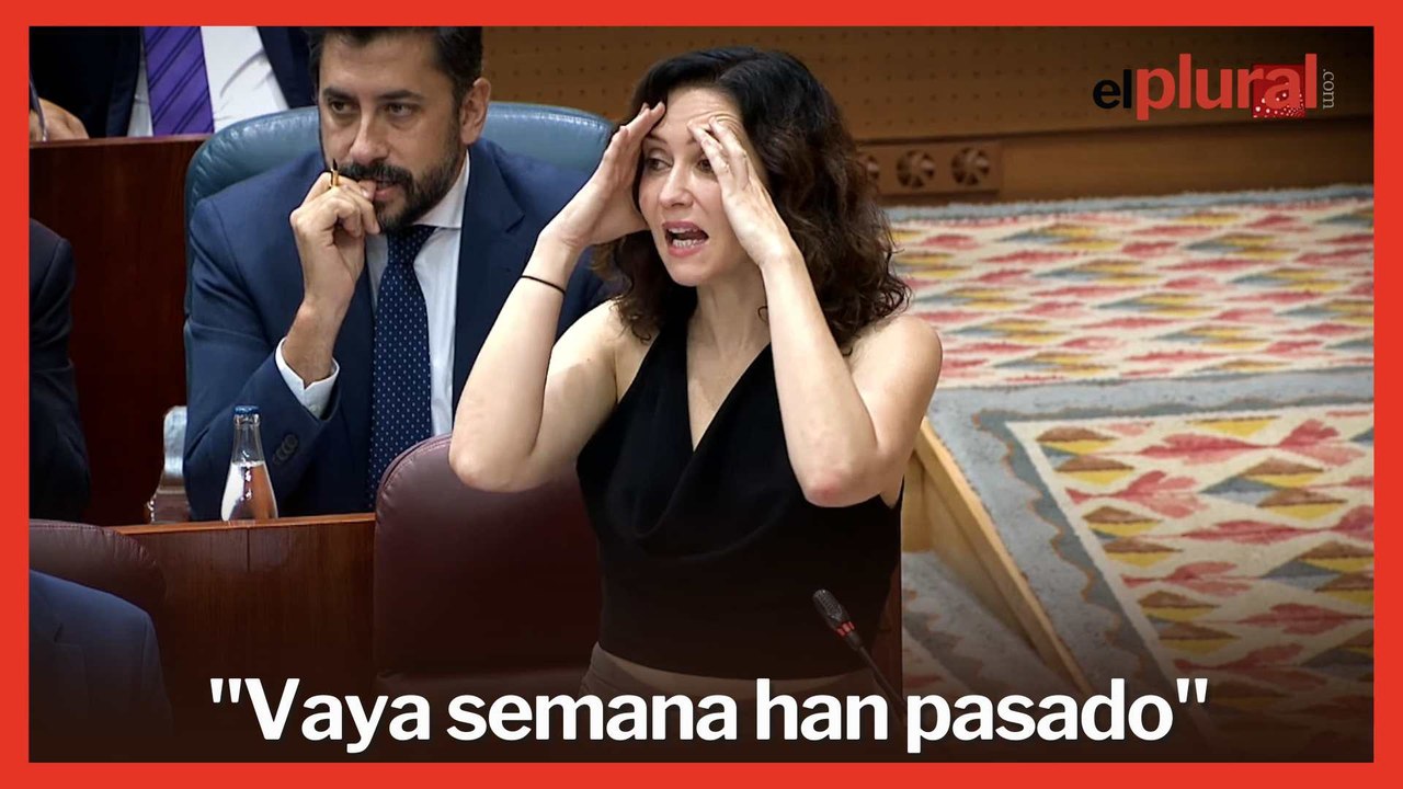 Ayuso, a Mar Espinar: "Vaya semana han pasado"