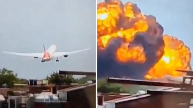 Disastro aereo in India, velivolo precipita sulle case con 242 passeggeri