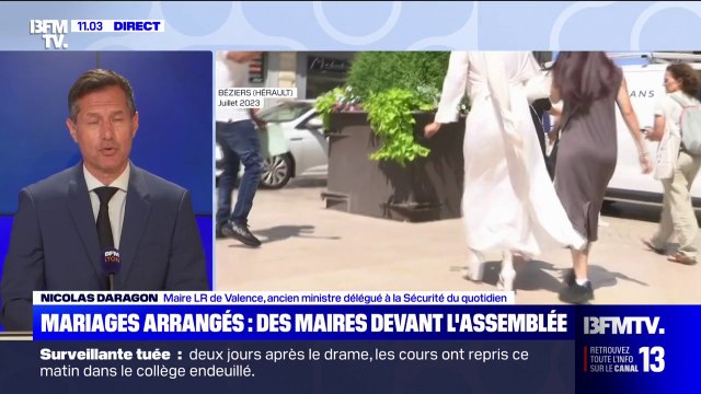 Mariages arrangés: On demande la possibilité que les maires puissent refuser de célébrer un mariage , assure Nicolas Daragon, maire LR de Valence