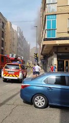 Incendio en una vivienda en la calle Nicolás Salmerón