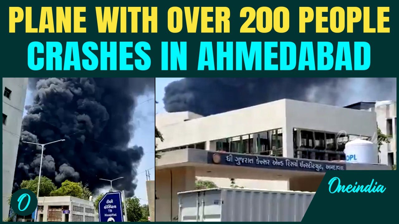 BREAKING: Ahmedabad Plane CRASHES With 242 Passengers Onboard | Disturbing Visuals of Plane Crash