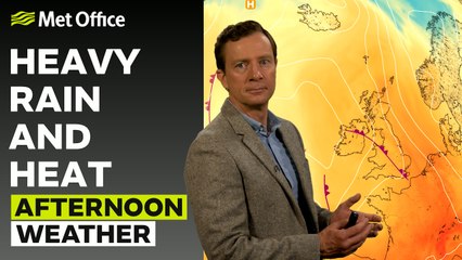 Met Office Afternoon Weather Forecast 12/06/2025 - Dry and bright in north and east