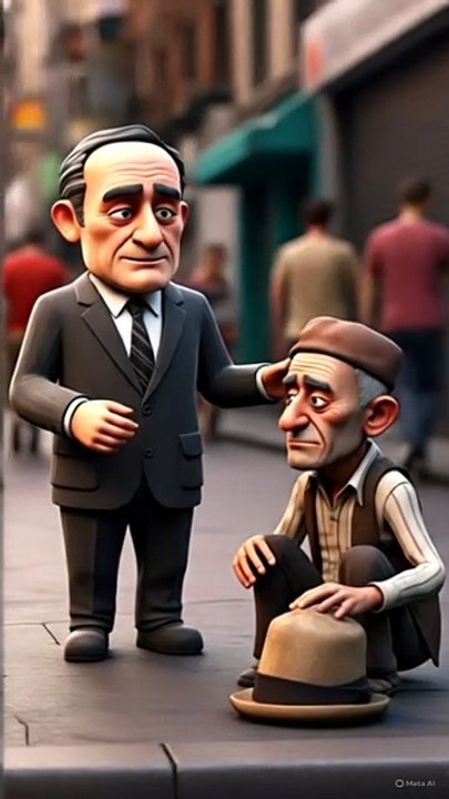 Bhikari aur amir aadmi 😱#comedyshorts #comedycartoon  #funny #shorts #desijhatka