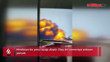 Hindistan'da yolcu uçağı düştü!