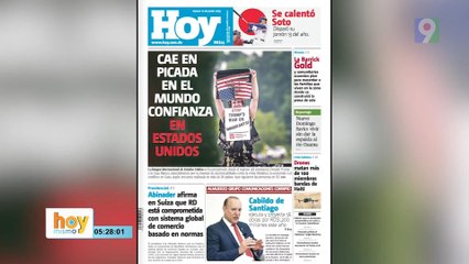 Titulares prensa dominicana jueces 12 de junio 2025 | Hoy Mismo