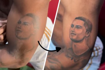 IShowSpeed 'arregla' su tatuaje, pero sus seguidores siguen riéndose de él