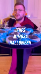 Oeufs mimosa version Halloween