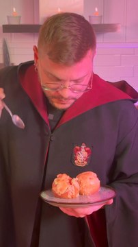 Pommes farcies façon crumble, recette halloween