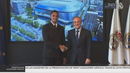 First footage of Trent Alexander-Arnold as new Real Madrid player