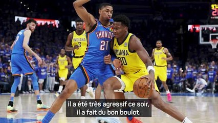 Thunder - Daigneault : "Le banc a été un catalyseur de la victoire des Pacers"