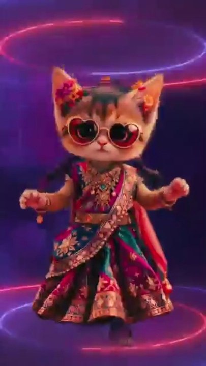Cat Funny Dance Video 2