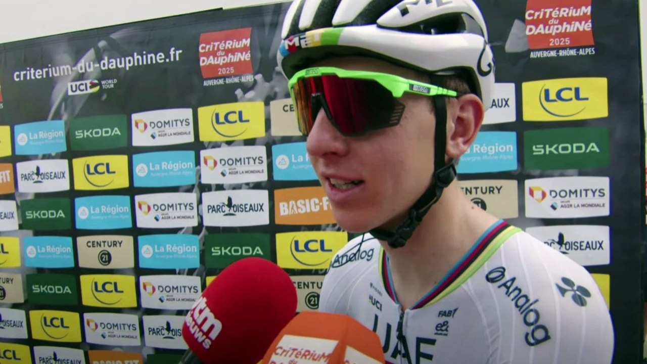 Cycling - Critérium du Dauphiné 2025 - Tadej Pogacar : "No stress... I'm impressed but not surprised by Remco Evenepoel and Jonas Vingegaard"