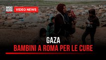 A Roma i bambini scampati all'orrore della guerra di Gaza