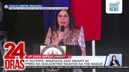 Senator Marcos at Padilla na mga senator-judge sa impeachment trial, kasama ni VP Duterte sa Malaysia | 24 Oras
