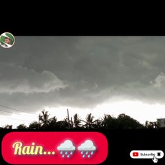 বৃষ্টির দিনে সুন্দর মেঘলা আকাশ।।Beautiful cloudy sky on a rainy day.